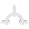Ekena Millwork Ericson Architectural Grade PVC Gable Bracket, 60"W x 40"H x 6"D x 6"F, 16/12 Pitch GBP060X40X0606ERI00 - alternate 2